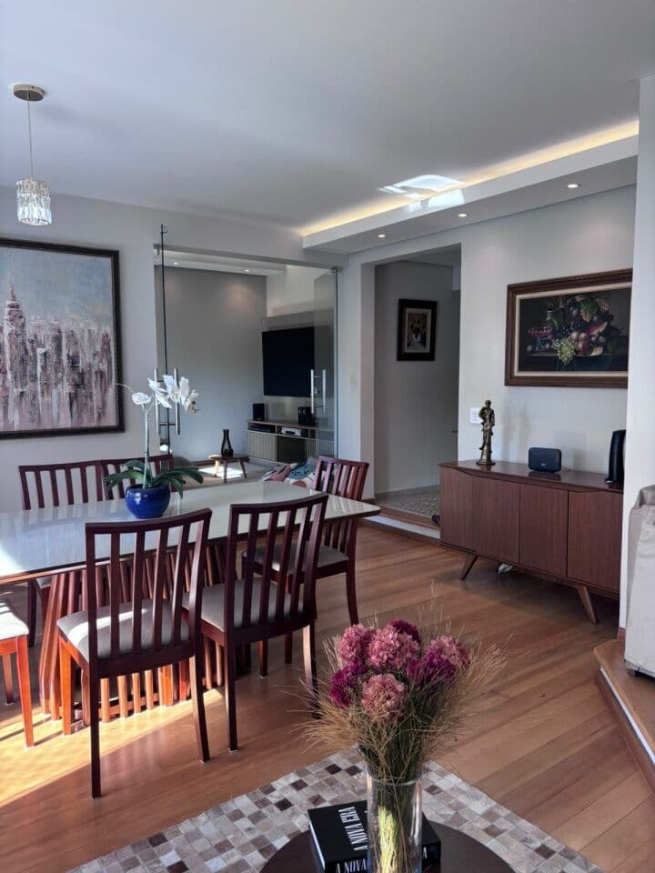 Apartamento alro padrão de 3 suítes 3 dorms 2 salas 5 banheiros 1 vaga à venda - Camargos