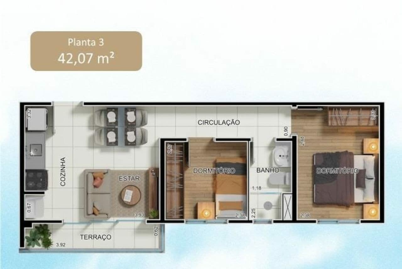 Apartamento à Venda - Vila das Palmeiras