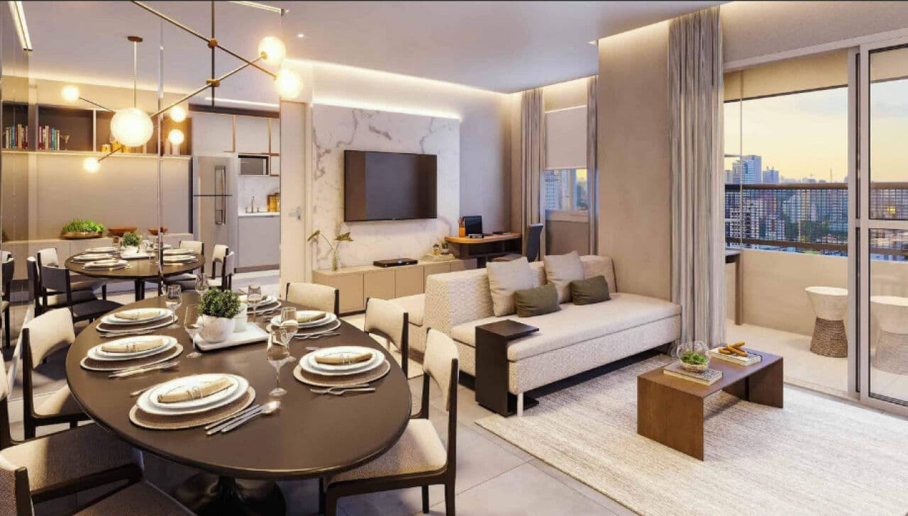 Apartamento de 2 dormitórios (1 suíte) e 1 vaga. Novo! À venda na Vl. Rosália