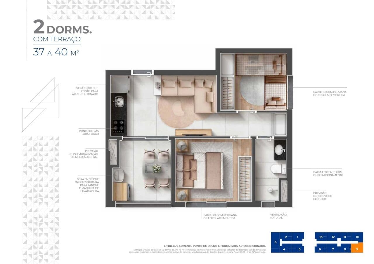Apartamento na planta à venda | 2 dormitórios - Tucuruvi