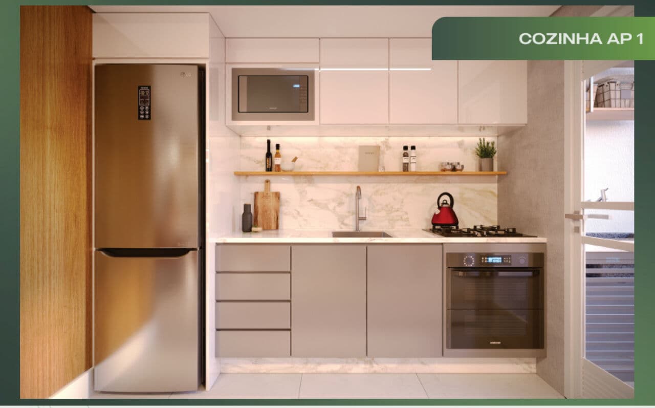 APARTAMENTO NA PLANTA, 2 DORMS À VENDA - PONTE GRANDE